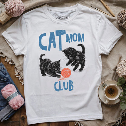 Cat Mom Club T-shirt