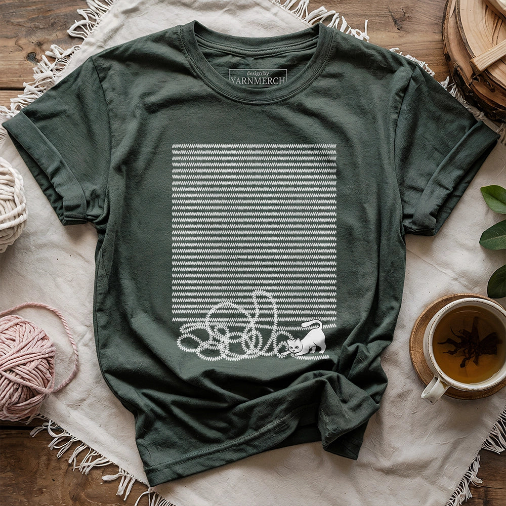 Cat Unraveled T-shirt