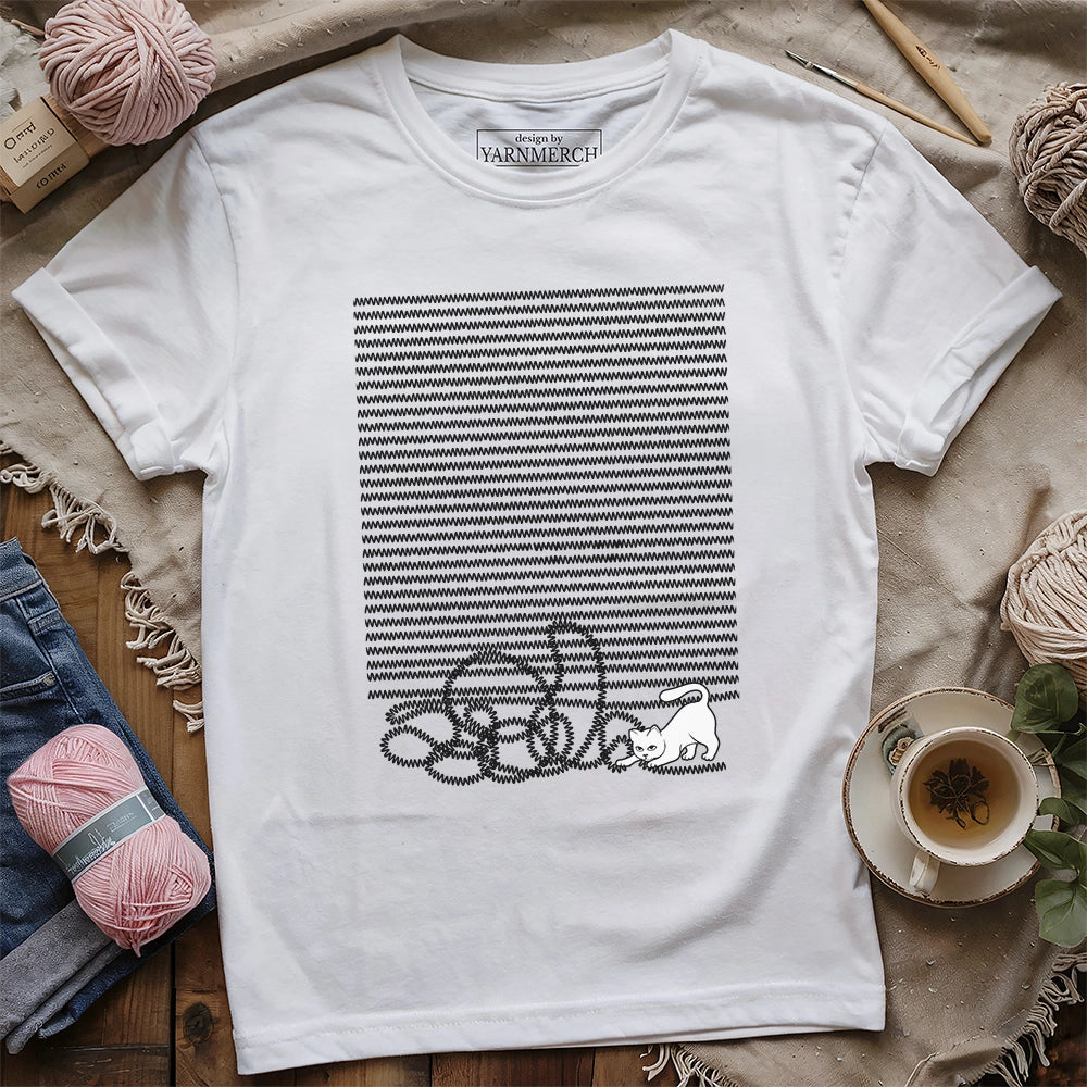 Cat Unraveled T-shirt