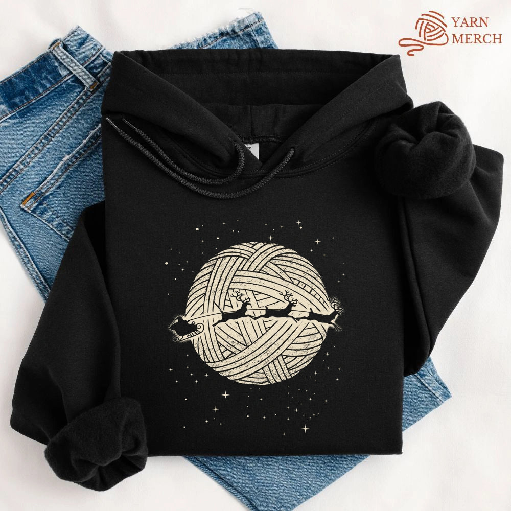 Christmas Yarn Night Hoodie