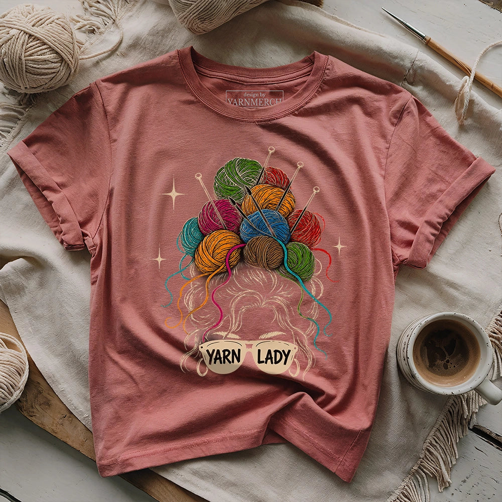 Cool Yarn Lady T-shirt