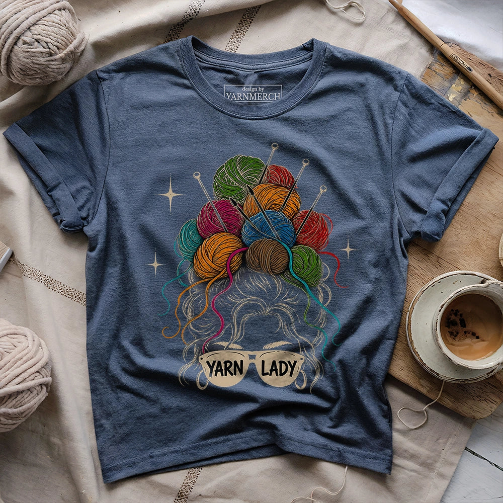 Cool Yarn Lady T-shirt