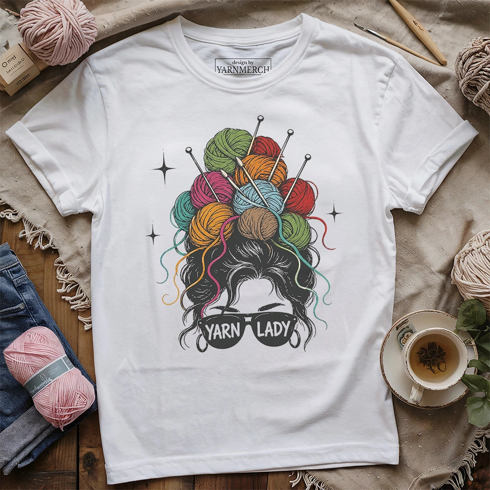 Cool Yarn Lady T-shirt