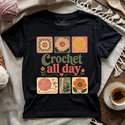 Crochet All Day T-shirt