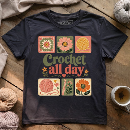 Crochet All Day T-shirt