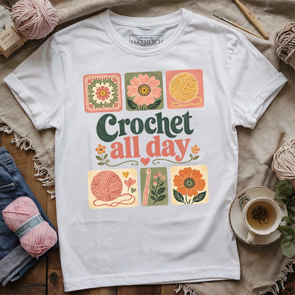 Crochet All Day T-shirt