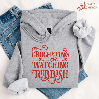 Crochet And Christmas Movie Hoodie
