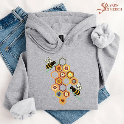 Crochet Bees Hoodie