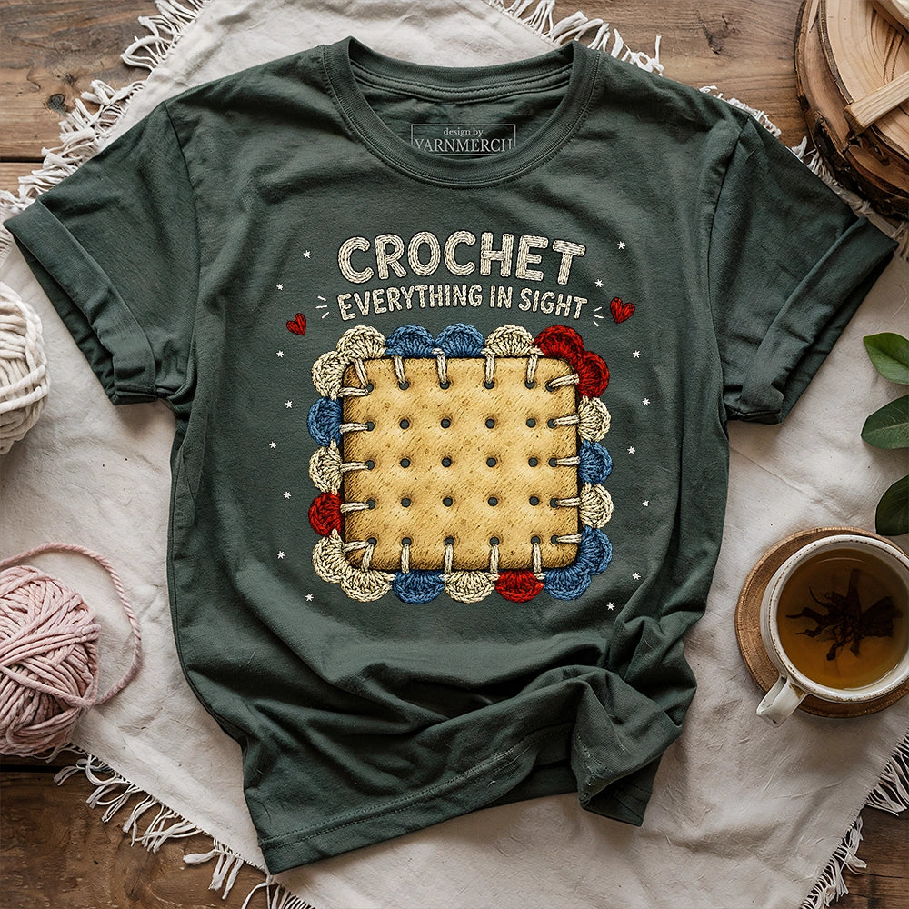 Crochet Everything In Sight T-shirt