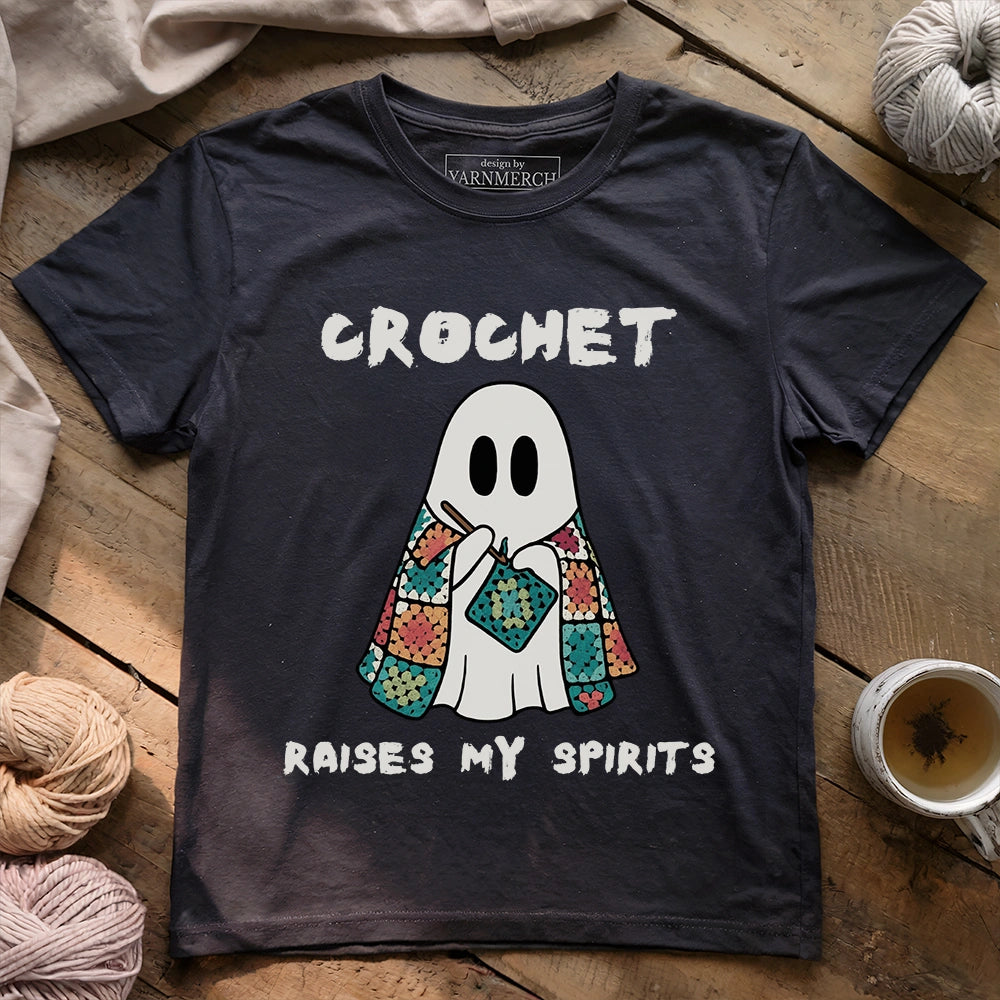 Crochet Raises My Spirits T-shirt