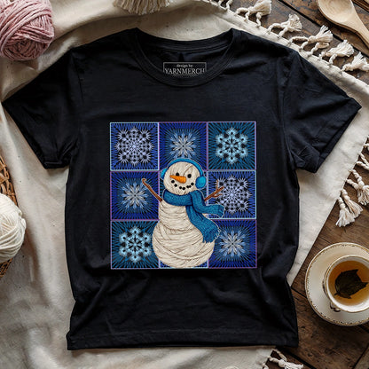 Crochet Snowman T-shirt