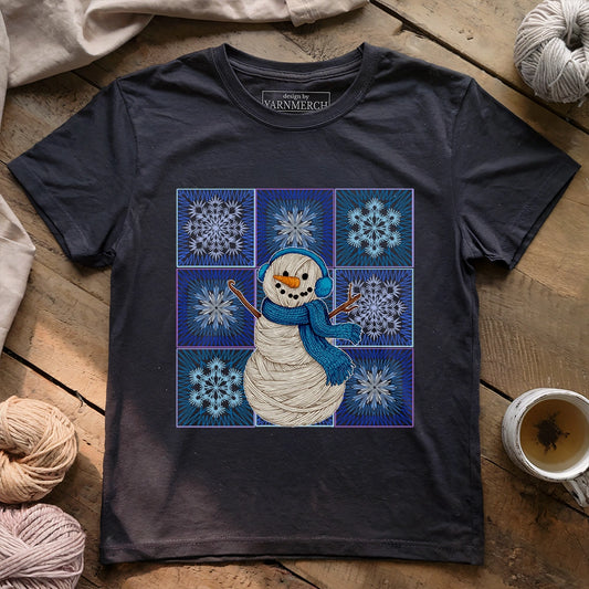 Crochet Snowman T-shirt