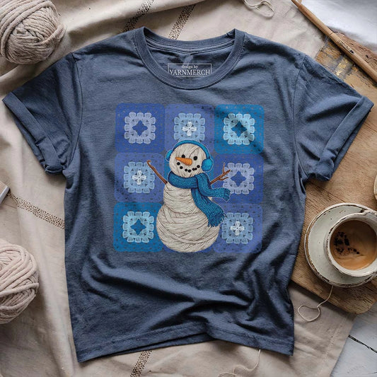 Crochet Snowman T-shirt