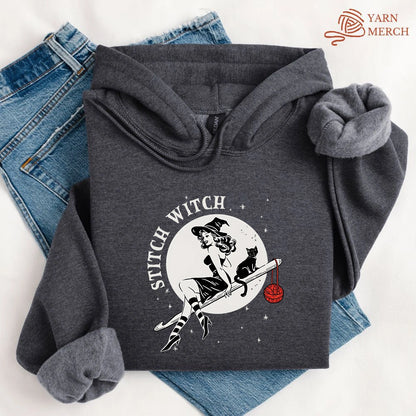 Crochet Stitch Witch Hoodie