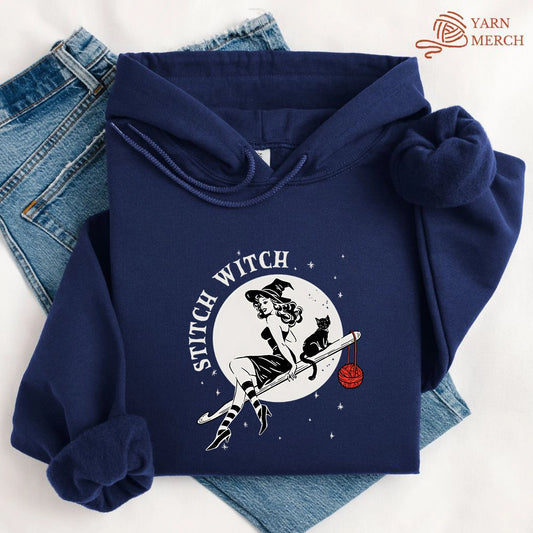 Crochet Stitch Witch Hoodie