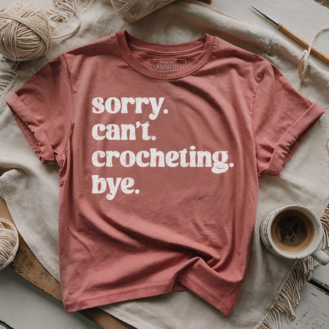 Crocheting. Bye T-shirt