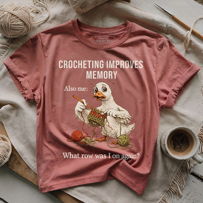 Crocheting Improves Memory T-shirt