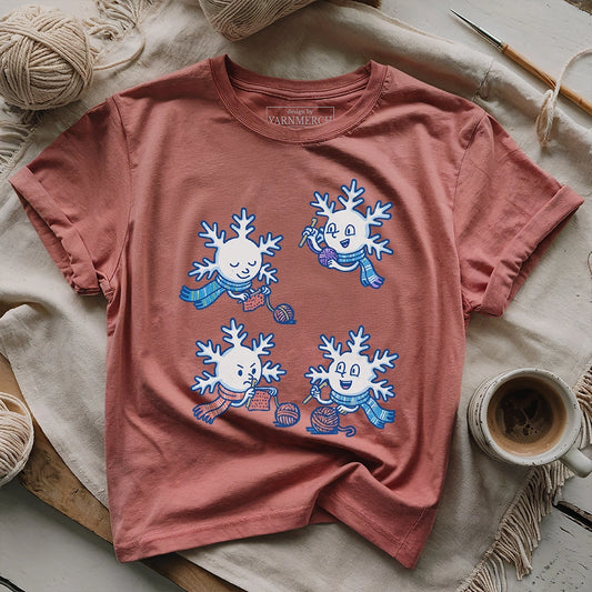 Crocheting Snowflakes T-shirt