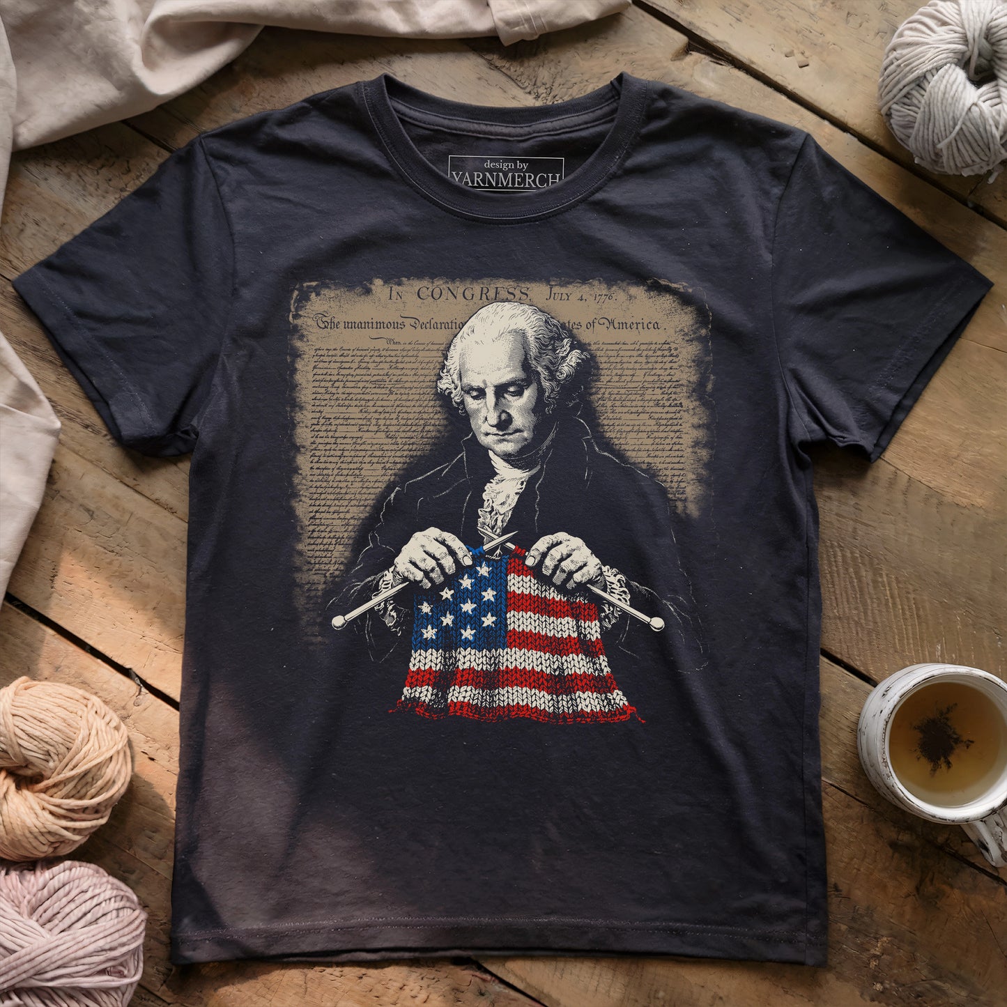 America Patchment T-shirt