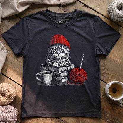 Black Cat & Coffee T-shirt