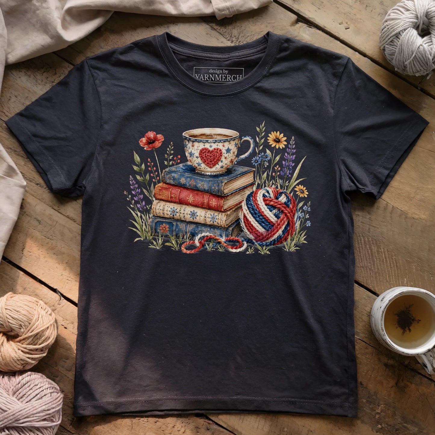 Books, Cafe & Skeins T-shirt