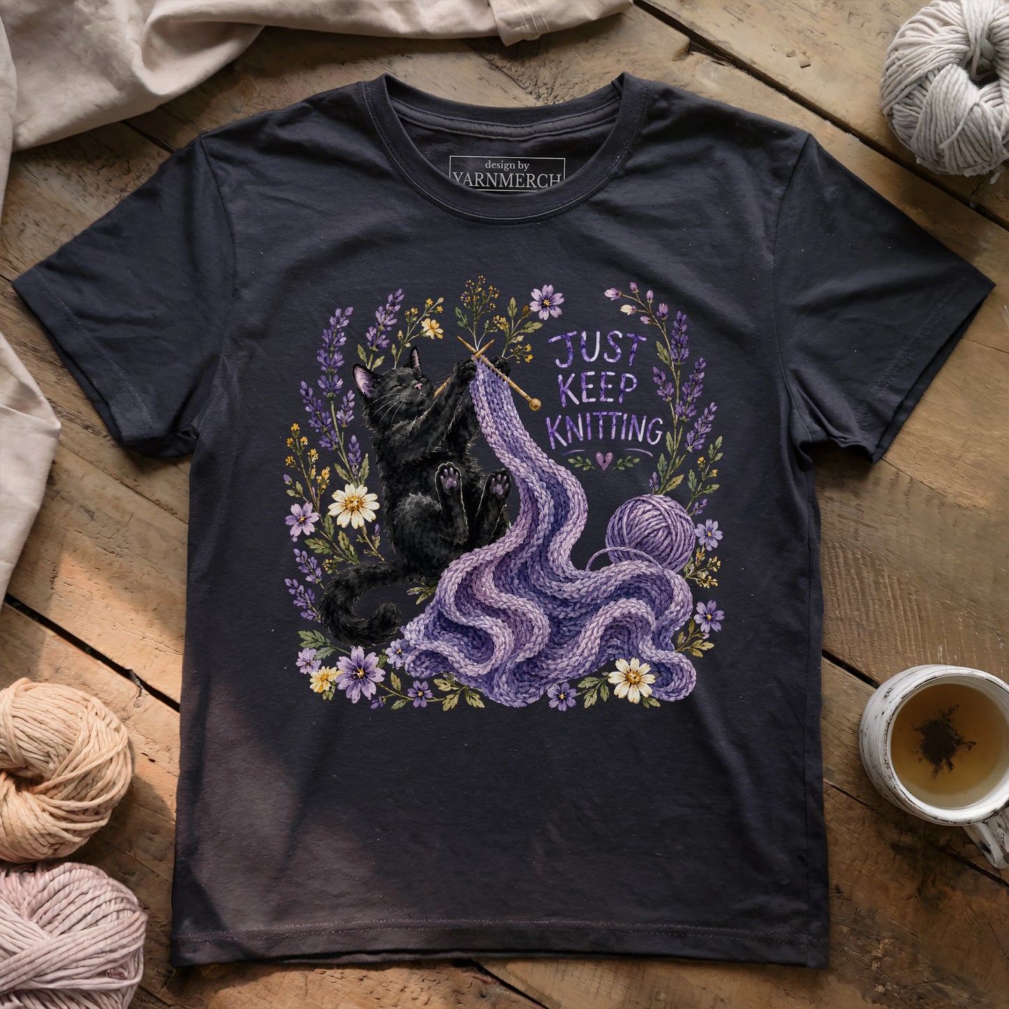 Cat & Knit T-shirt