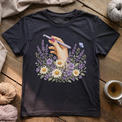 Crochet & Flower T-shirt