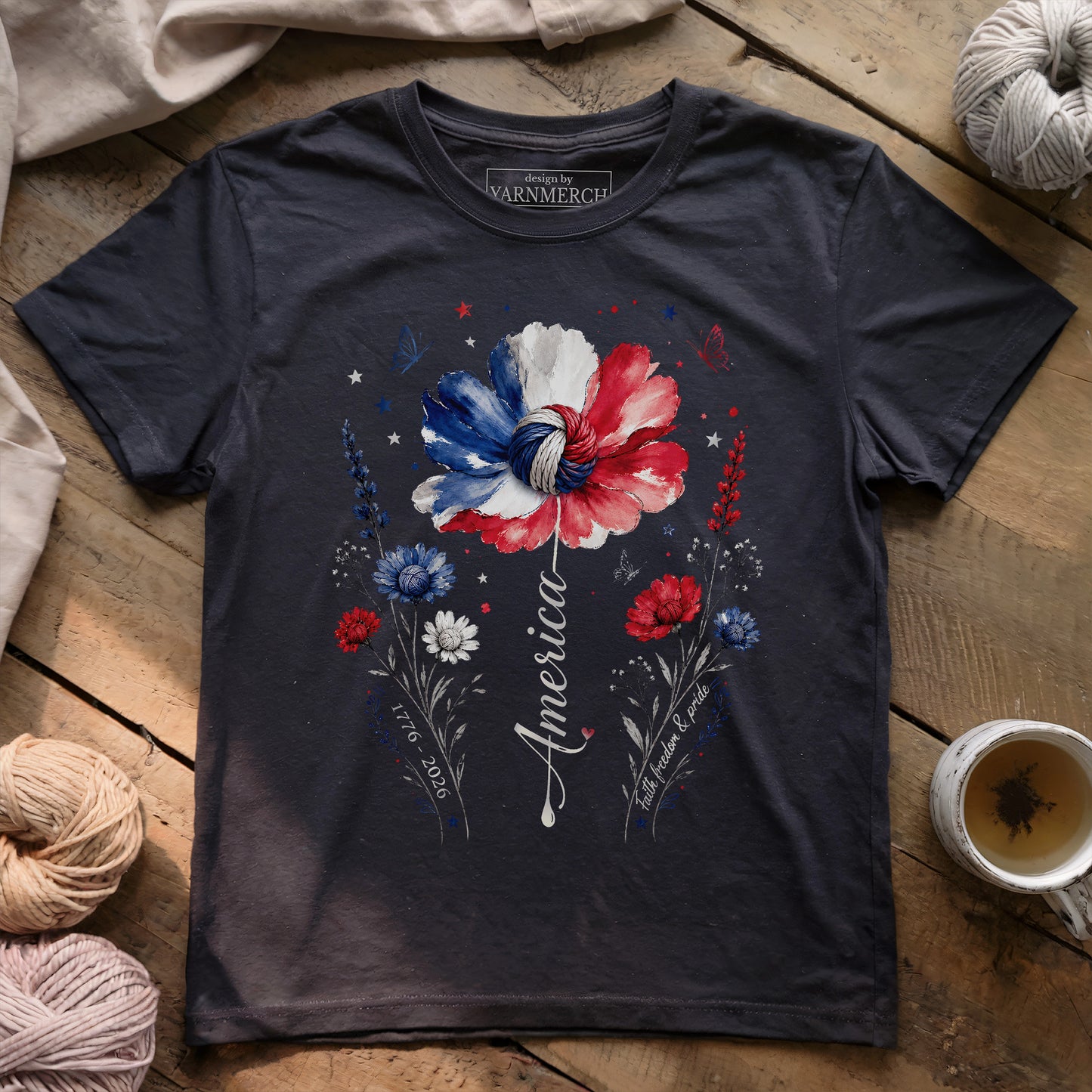 Floral America T-shirt