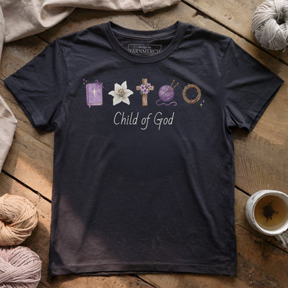 I'm A Knitter And A Child Of God T-shirt
