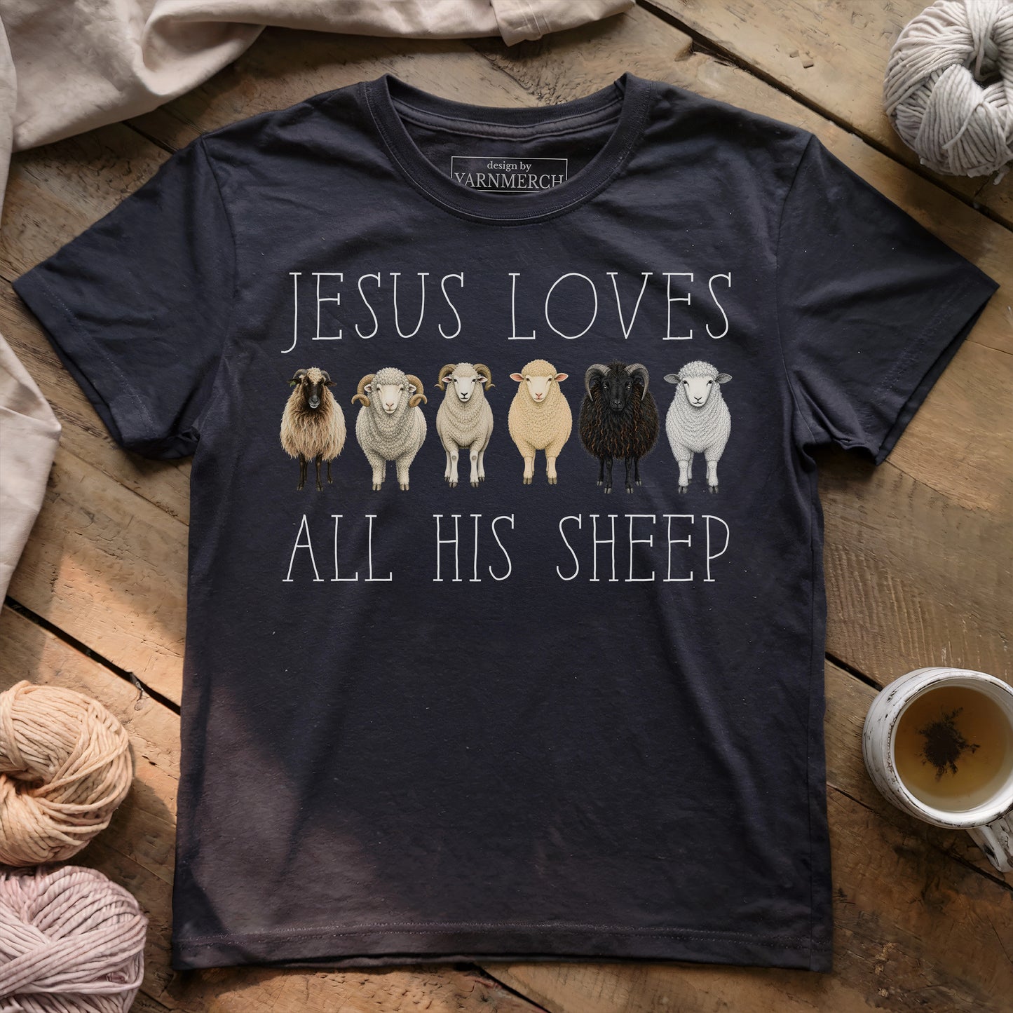 Jesus Loves All His Sheeps T-shirt