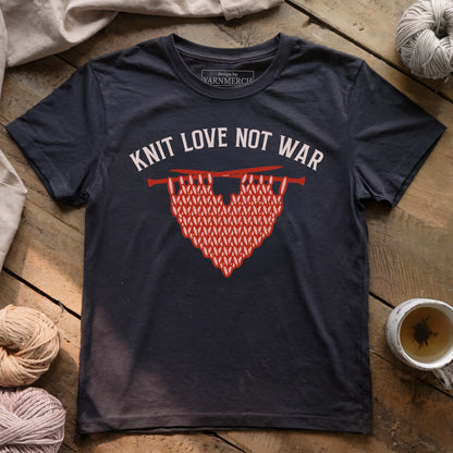 Knit Love Not War T-shirt