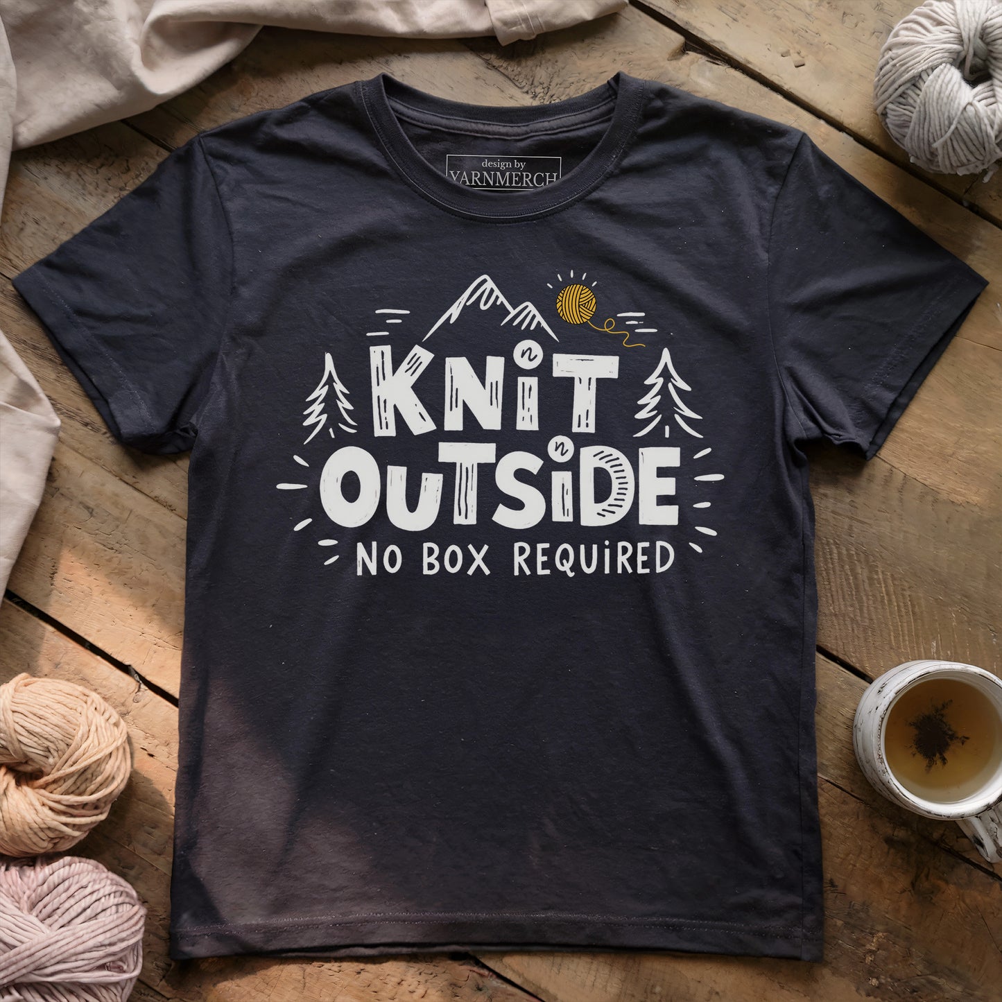Knit Outside No Box Required T-shirt