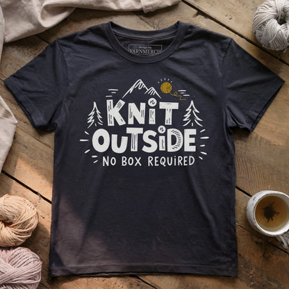 Knit Outside No Box Required T-shirt