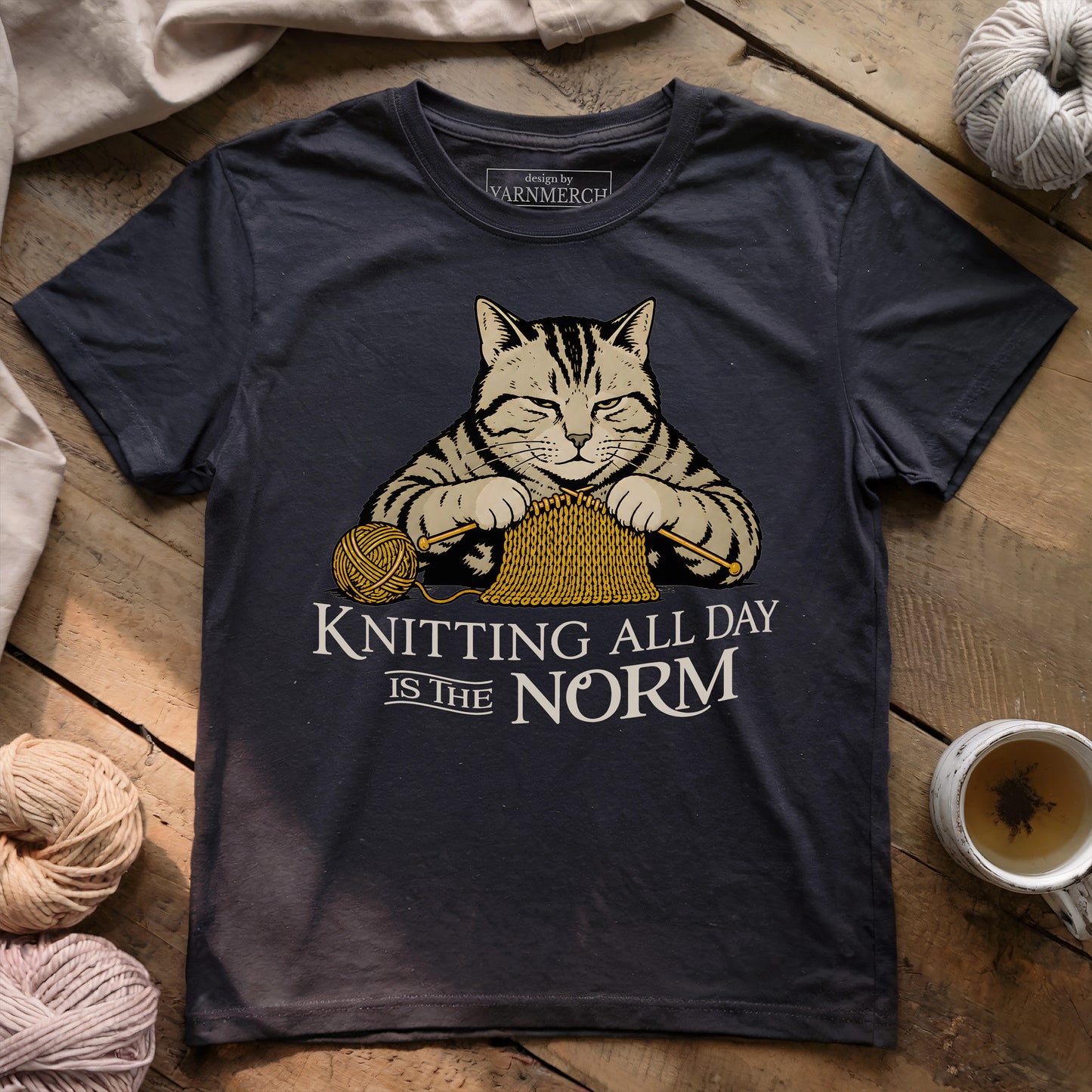 Knitting All Day Is Norm T-shirt