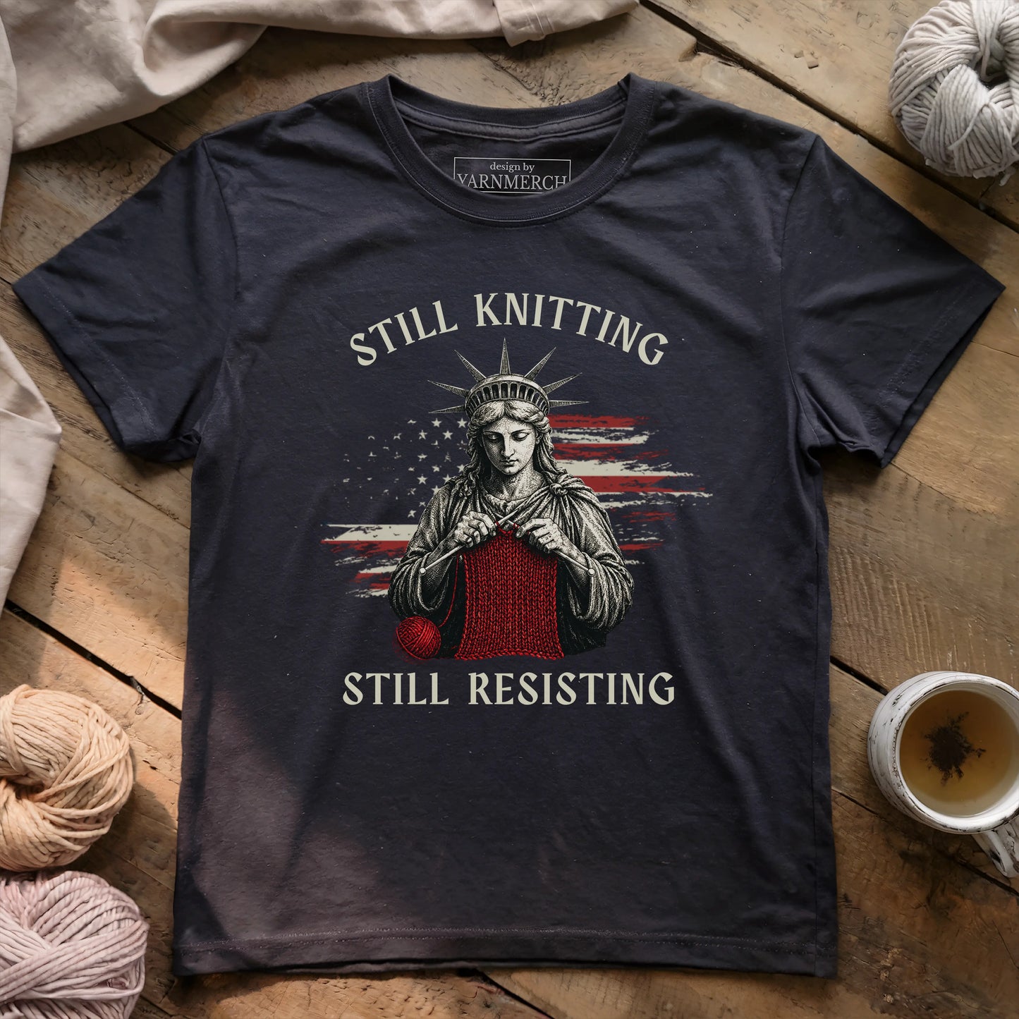 Knitting And Resisting T-shirt