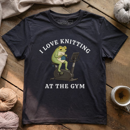 Knitting At The Gym T-shirt
