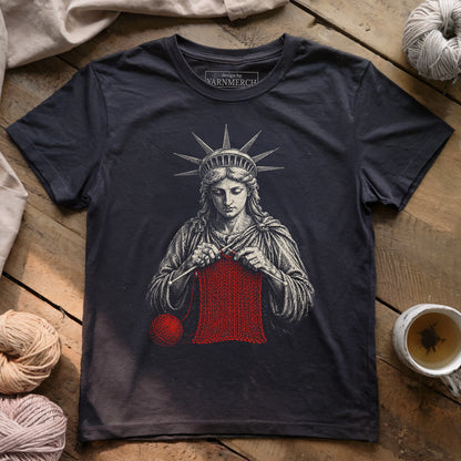Knitting For Liberty T-shirt