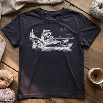 Knitting On A Kayak T-shirt