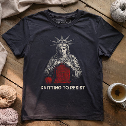 Knitting To Resist T-shirt