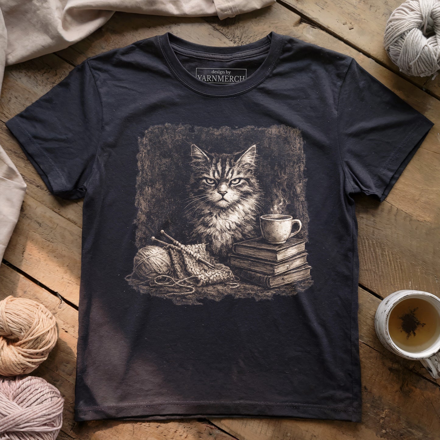Knitting, Coffee & No Nonsense T-shirt