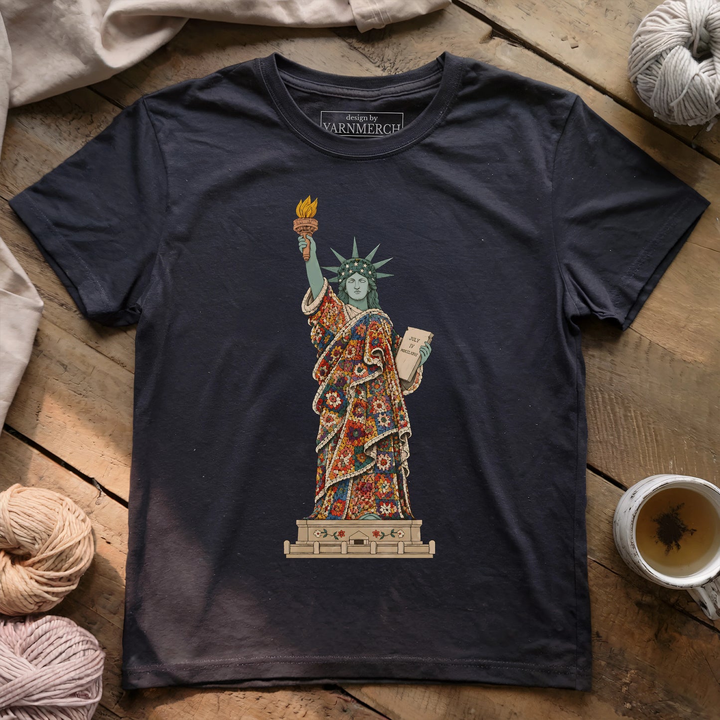 Liberty Covered In Granny Squares T-shirt