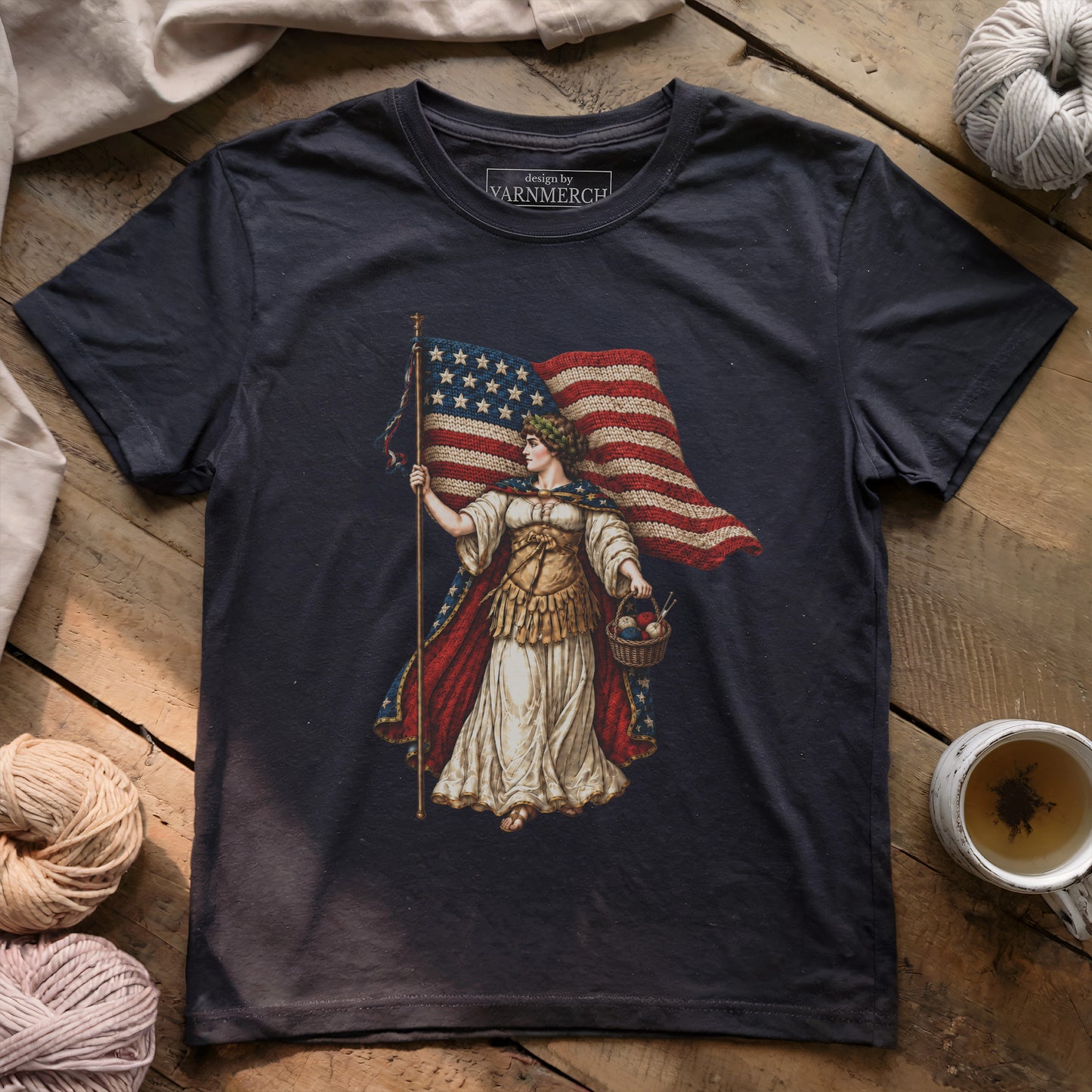 Miss Columbia Knit For USA T-shirt