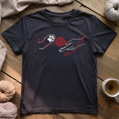 Paws, Love & Yarn T-shirt