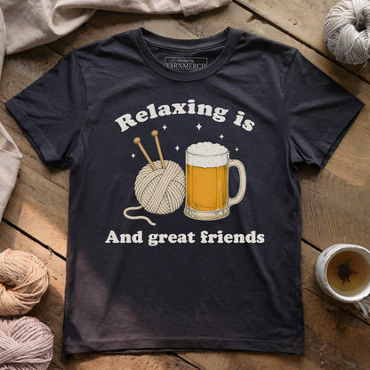 Relax Is Beer & Yarn T-shirt