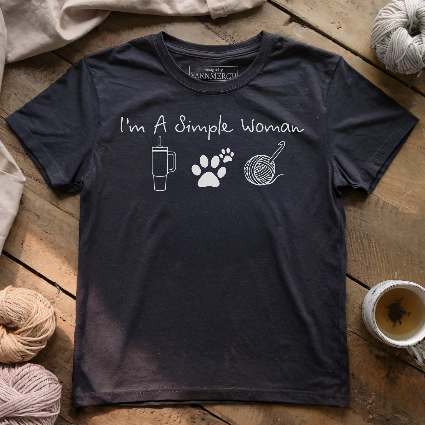 Simple Women Crochet T-shirt