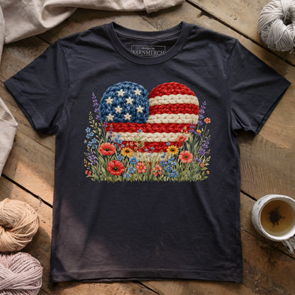 Skeins, Stripes & Love T-shirt