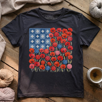 Squares, Flowers & Liberty T-shirt