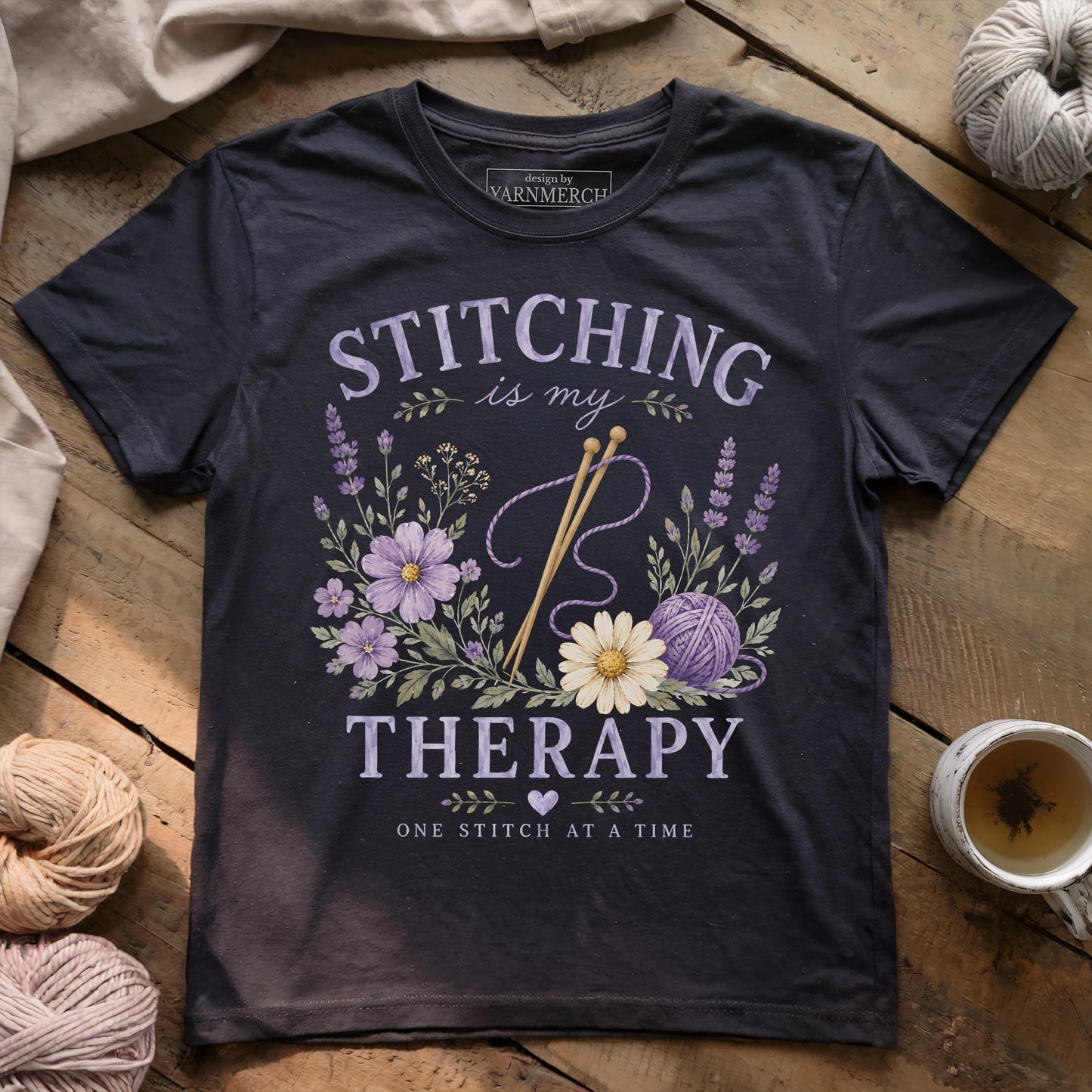 Stitching Is My Therapy T-shirt