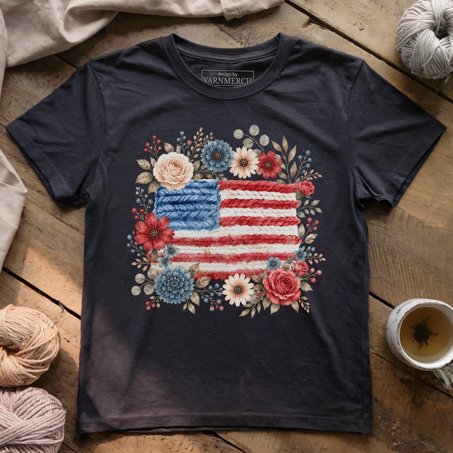 Stripes & Flowers T-shirt