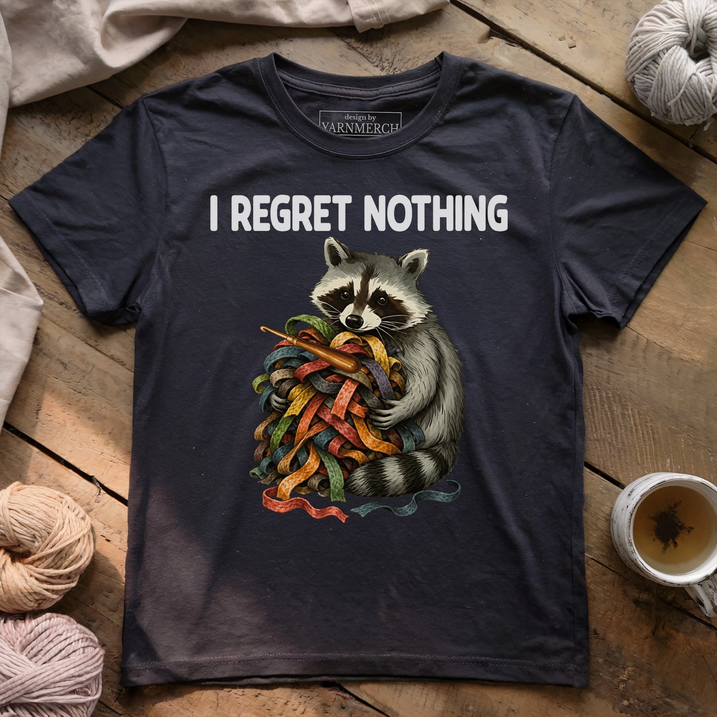 Strips Of Wool, I Regret Nothing T-shirt